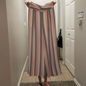 Sz S, sheer, pastel pants